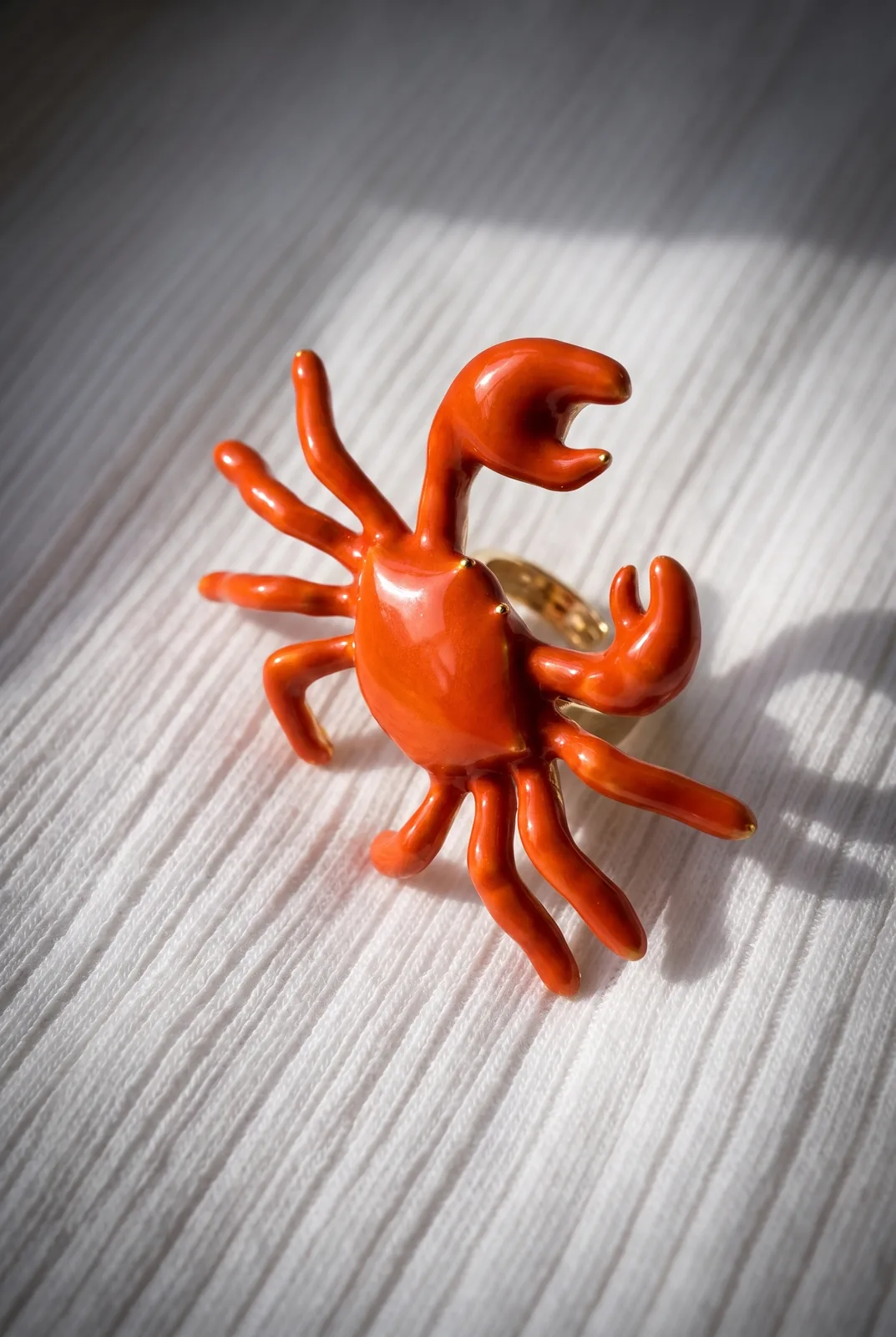 Anillo Cangrejo Naranja — SYLVI