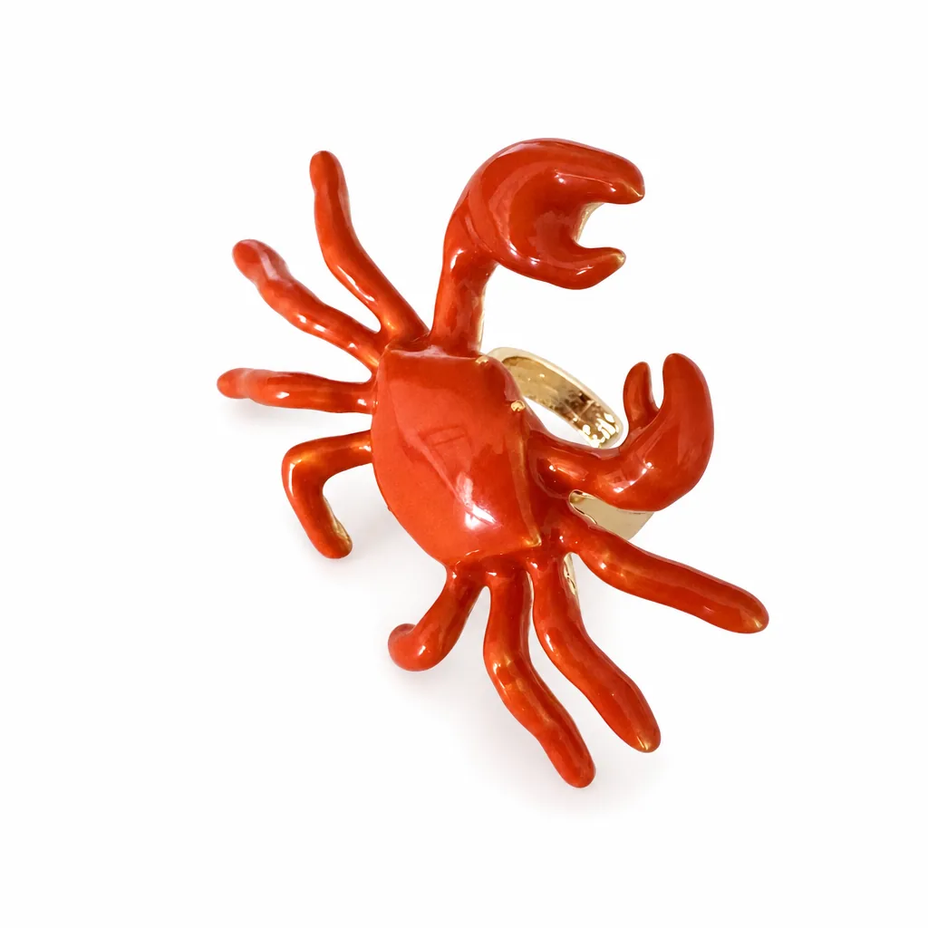 Anillo Cangrejo Naranja — vista 4 de 6