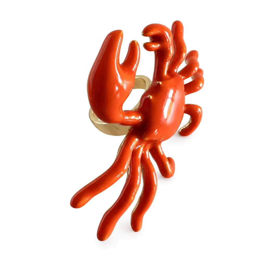 Anillo Cangrejo Naranja — vista 5 de 6