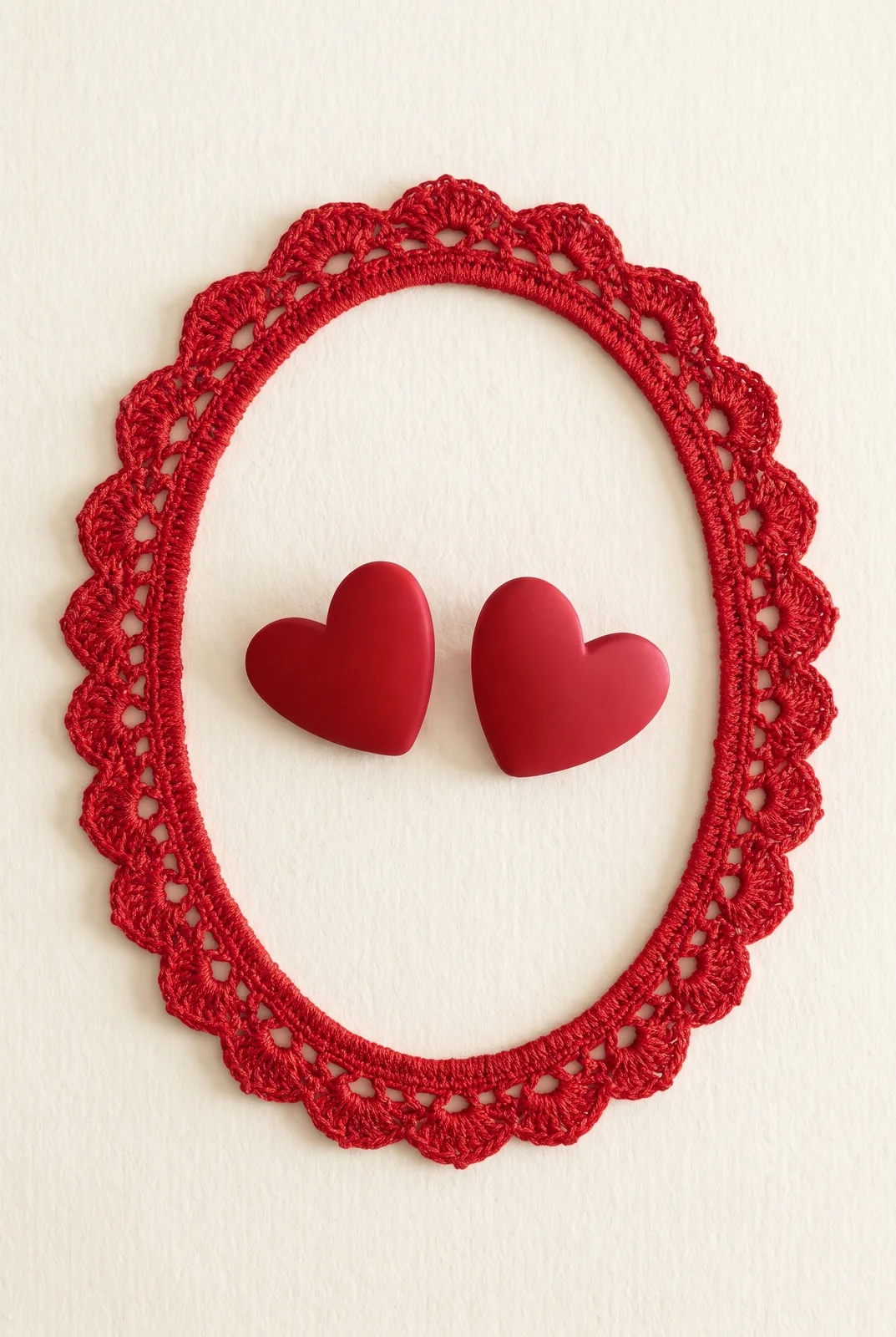 Aretes Corazón Mate — SYLVI