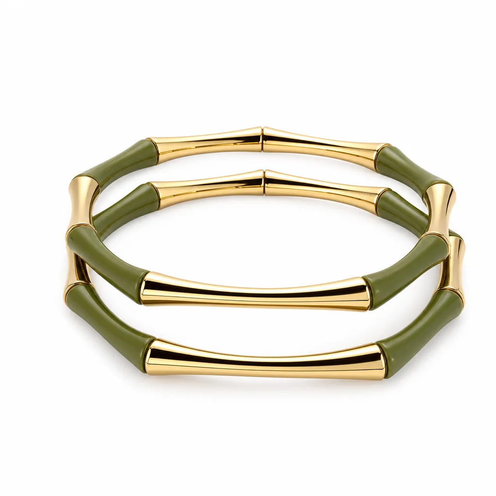 Pulseras Bambú Oliva — vista 5 de 5